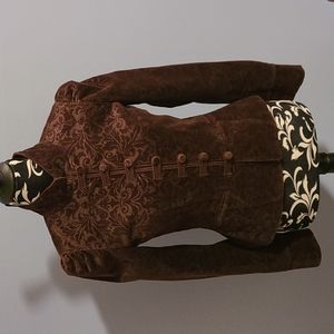 Rich brown velvet jacket by Ann Taylor